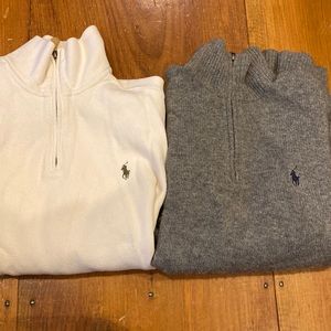 2 mens Polo sweaters